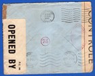 France Morocco To Great Britain  Double Censored Re-sent Cover  