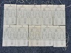10 Lot Vtg California Emergency Medical Tag Supplemental Record Toe Tag Hospital