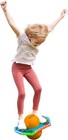 Pogo Ball For Kids Indoor Outdoor Balance Bounce Board Toy