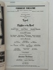 Fiddler On The Roof Playbill Jan 1990 Topol Forrest Theatre Pre-broadway Obc