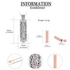 Cremation Urn Pendant Necklace With Hollow Cylinder Vial Keepsake Urn Necklace