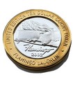 Flamingo Hotel And Casino Las Vegas Nevada  10 Gaming Token 999 Fine Silver Mint