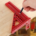 Durable Multi-angle Measuring Ruler Aluminum Alloy Metric Measuring Tool   