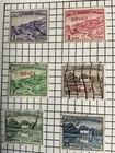 Pakistan 1948 Service Official Stamps Collection Used 12 Stamps 1r Album Page