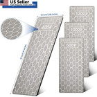 4 Pieces Diamond Sharpening Stone Grit 400 600 1000 1200 Grit  Silver