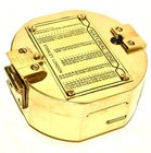 Nautical Brass Brunton Survey Compass London Maritime 3  Brunton Compass
