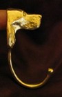 English Setter J Hook  Robe Hook  Coat Hook  Leash Hook Bronze