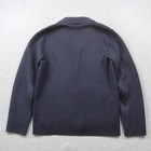 Theory Eadgar B Champion Lt Navy Merino Wool Knit Blazer Jacket Mens Size M