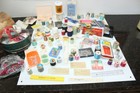 Vintage Sewing Making Items Large Lot - Thread  Needles  Pins  Tools   More
