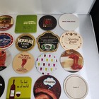 Vintage Beer Mats Coasters Rare Lot Of 34 Various Places Mostly New C 4