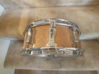 Vintage Ludwig Pink Champagne Sparkle Pioneer Snare Drum Keystone Badge 1960s 