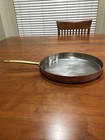 Paul Revere Limited Edition Crepe 11 5  Saut   Fry Pan Copper Brass Ss Usa 