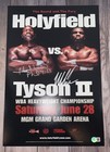 Mike Tyson Evander Holyfield Signed 12x18 Photo Poster Bite Beckett Coa 2w917869