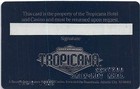 Tropicana Casino - Atlantic City  Nj - 3rd Issue Navy Slot Card  Raised Printing