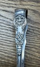 English Sterling Georgian Kings Sugar Tongs A B Savory C 1828 Monogram 