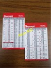 Starrett Decimal Metric Tap Drill Machinist Pocket Chart Cards  20 Cards 