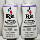 Rit Color Stay Dye Fixative 8 Fl Oz Color Stay Lot Of 5 Brand New