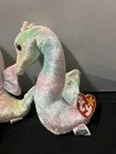 Ty Beanie Baby Neon The Rainbow Pastel Seahorse   Rainbow Seahorse Friend Jz32