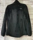 Women s The North Face Black Fleece velour Osito Zip Fleece Jacket Size L