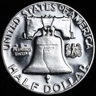 1960 Franklin Half Dollar Choice Gem Brilliant Proof Ultra Nice 90  Silver