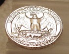 1959 Gem Proof Quarter 90  Silver   Eye Candy    Blazing Mirrored Surfaces  405