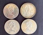 Lot Of 4 Canadian Silver Dollars