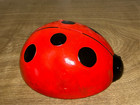Vintage Lady Bug Coin Bank Retro Rare Inarco Japan Mcm Paper Mache 60s 70s