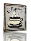   coffee For 5 Cents   Retro Vintage Metal Tin Sign 12  X 9  Cafe Shoppe