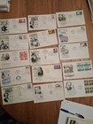 Lot Fdc3 Vintage Us First Day Cover Collection 50  Stamps 1940s-2000s All Diff