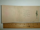 Vtg Christmas Card  View Of Homesite With Gate Made In Saxony 1920 s