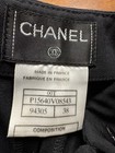Authentic Chanel 2000 00t Black Dress Pant Trousers Fr 38 Made In France Vintage