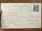 1909 Antique vintage Halloween Greeting Postcard Jack-o-lantern Corn On The Cob