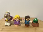 Fisher Price Little People Disney Princess Rapunzel Flynn Pascal Max  Lot