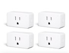 Smart Plug 4 Pack With Real-time Energy Monitoring 15a Outlet  Zigbee Repeater 