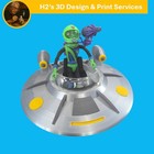 Matt Mason Callisto 9 5  Flying Saucer Spaceship With Cockpit   Thrusters