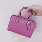 Nwt Coach Mini Rowan Crossbody Bag Leather Cv404 Im fuchsia