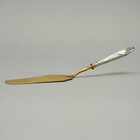 Art Nouveau Cake Server 800 Silver   Brass 1 78z