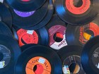 Lot Of 15 Vintage Vinyl Records 45 Rpm For Arts Crafts Decorations 7  50s Party