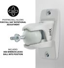 Jumbl Speaker Wall Mount Brackets  Pack Of 2 Speaker Mounts - White