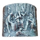 Vintage  Napkin Ring Scenic Denmark 906 Silver El