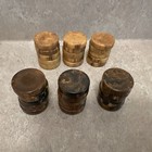 30 Vintage Bakelite Butterscotch   Chocolate Brown Swirl Backgammon Chips 1 25   
