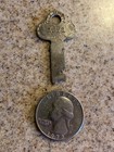 Vtg Corbin Cabinet Lock Co  Key Abz1 New Britain Antique Flat