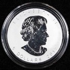 2017 Reverse Proof Canadian Maple Leaf W moose Privy 1oz Silver  b515-b519