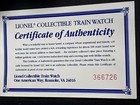 Lionel Collectible Train Watch W  Sounds  Collector s Edition  Aged Band