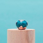 Pandora Charm Shimmering Teal Blue Ocean   Waves Rose Gold Fish