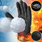 2 Pairs Windproof Waterproof Winter Gloves Touch Screen Warm Mittens Men Women