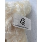 Princess Soft Toys Teddy Bear St Patricks Day Shamrock Plush Cream White 6in Toy
