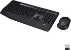 Logitech Mk345 Wireless Combo Full-sized Keyboard With Palm Rest And -  Black