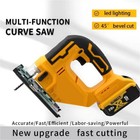 Cordless Jig Saw For Dewalt 20v Battery 0  -45   Bevel Cuts  Brushless Jigsaw Tool