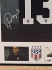 Framed Facsimile Autographed Alex Morgan 20x26 Usa Reprint Laser Auto Jersey